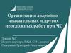 Организация аварийно спасательных и других неотложных работ при ЧС. Лекция №7