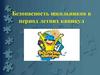 Безопасность школьников в период летних каникул