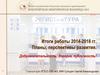 Красноярская межрайонная больница №3. Итоги работы 2014-2018 гг. Планы, перспективы развития