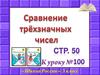 Сравнение трёхзначных чисел. 3 класс