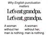 Why English punctuation matters