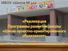 Реализация Программы развития школы «Школа проектно-ориентированного образования»