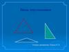 Виды треугольников. Треугольники и их элементы