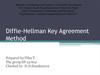 Diffie-Hellman Key Agreement Method