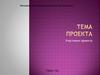 Тема проекта