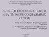 Сленг и его особенности (на примере социальных сетей)