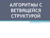 Алгоритмы с ветвящейся структурой