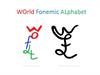 WOrld Fonemic ALphabet