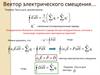 Вектор электрического смещения. Теорема Гаусса для диэлектриков