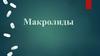 Группа антибиотиков макролиды