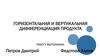 Горизонтальная и вертикальная дифференциация продукта
