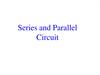 Series and parallel circuit