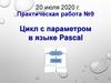 Цикл с параметром в языке Pascal