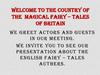 Welcome to the country of the magical fairy – tales of Britain