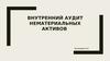 Внутренний аудит нематериальных активов