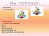 My holidays