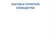 Состав и структура сообщества