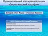 Муниципальный этап краевой акции «Экологический марафон». Второй этап акции – «Чистые берега»