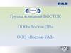 Группа компаний ВОСТОК ООО «Восток-ДВ» ООО «Восток-УАЗ»