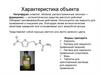 Характеристика объекта