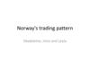 Norway's trading pattern