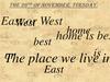 East or West