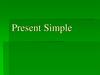 Present simple