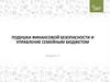 Подушка финансовой безопасности и управление семейным бюджетом
