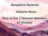 Biosphere reserve Askania-Nova