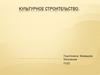 Культурное строительство