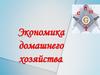 Экономика домашнего хозяйства