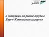 О ситуации на рынке труда в Барун-Хемчикском кожууне