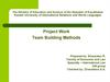 Project Work Team Building Methods