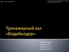 Тренажерный зал «Бодибилдер»