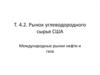 Рынок углеводородного сырья США