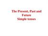The Present, Past and Future Simple tenses
