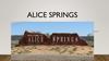 Alice springs