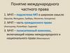 Понятие международного частного права