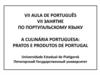 Vii aula de português