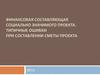 Финансовая составляющая социально значимого проекта. Типичные ошибки при составлении сметы проекта