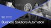 Business Solutions Automation