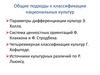 Классификации национальных культур