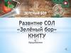 Развитие СОЛ «Зелёный бор» КНИТУ
