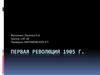 Первая революция 1905 г