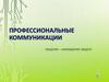 Профессиональные коммуникации