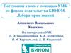 Построение урока с помощью УМК по физике
