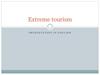 Extreme tourism