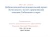 МБУ ДО «ДТДМ» Добровольческий исследовательский проект «Комплексное эколого-краеведческое описание Рибшевского озера»