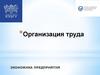 Организация труда