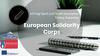 European Solidarity Corps